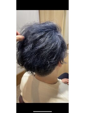 互感 近岡店 パーマ風ショート