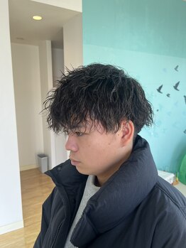 サラビューティーサイト 九大学研都市店(SARA Beauty Sight)の写真/モテるメンズカットとスパイラルパーマで、あなた史上最高のスタイルを◎【福岡／駐車場あり】