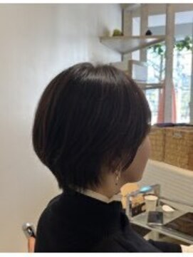 アシャ ヘアー ソリューション 神戸店(asha hair solution) イメチェン/ピンクベージュ/アンブレラカラー/前髪/摂津本山