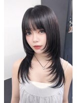 ユニークノベル 中央林間(unique novel)&nbsp;★トレンドの顔周りレイヤーで動きと柔らかさのある人気スタイル