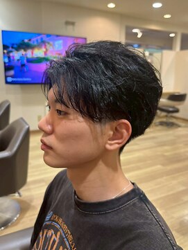 ラファンス 栗林店(LaFENCE) メンズカット/ゆるめフェザー/ショート/ナチュラル