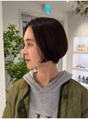 【恵比寿 LIBRE@植松】大人ショート 切りっぱなし 似合わせ