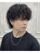 エテバイリリア メンズサロン 堺市駅前店(ete by LILIA.)&nbsp;波巻きウルフ/ウルフカット/マッシュウルフ/メンズカット