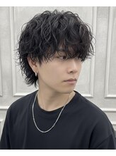 エテバイリリア メンズサロン 堺市駅前店(ete by LILIA.)&nbsp;波巻きウルフ/ウルフカット/マッシュウルフ/メンズカット