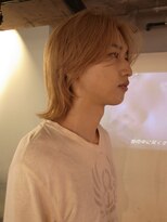ノラジャーニー(NORA Journey)&nbsp;メンズボブウルフメンズミディアムレイヤーカットメンズウルフ