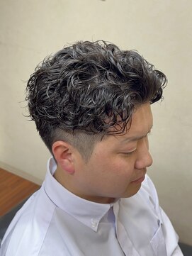 とこtoco オールバックパーマ