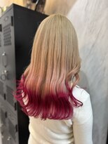 ヴァイス 渋谷店(VAICE)&nbsp;推しカラー/ハイトーンカラー/ミルクティーベージュ/赤