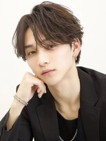 エイド 本店(aid)&nbsp;毛流れショートニュアンスアップバングカルマパーマ