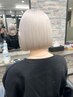 《一日でハイトーン♪》ケアブリーチ3回+カラー+FAURAアミノ酸TR ¥28000