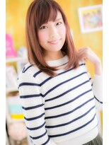 ミック 日暮里店(miq) 好感ストレート☆モテカラーで女子力UP!