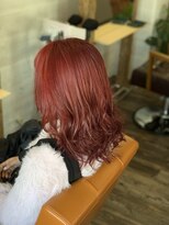 リリー シンジュク(Lilly)&nbsp;【Lilly新宿】#ピンキーレッド #ケアブリーチ#イルミナカラー