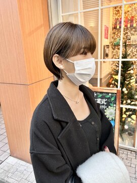 ネオリーブアイム 横浜西口店(Neolive aim) マッシュバングショート　おしゃれで大人可愛いシルエット
