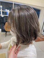 大人グレージュハイライト