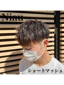 ニアウ 太田店(Niau) ショートマッシュ波巻スパイラルパーマツイストスパイラルパーマ