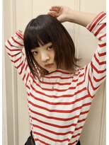 オペラ 調布店(OPERA by BALLEThair)&nbsp;OPERA調布/黒髪グレージュカラーボブウルフ