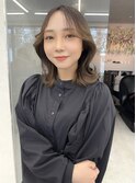大人ガーリー　韓国ヘア　レイヤーカット　顔まわりカット　韓国