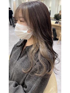 グロー 大宮(GLROW) 韓国大宮顔周り髪質改善レイヤー前髪カットくびれインナーカラー