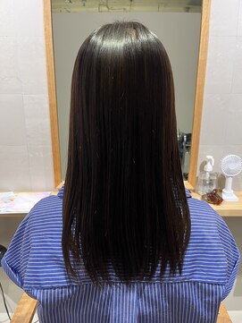 ココペリヘアー 酸性縮毛矯正×オージュアトリートメント×ロング