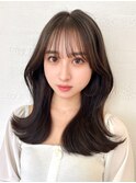 レイヤーカット韓国ヘア