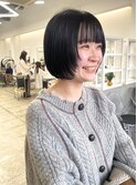 顔まわりカット×ボブ