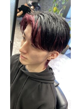 ジャックジャック(JACK JACK) センターパート/インナーカラー/ブリーチカラー