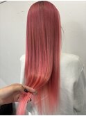 #プルエクステ#ピンク