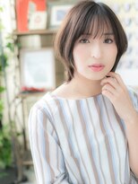 カバーヘア ブリス 大宮西口(COVER HAIR bliss)&nbsp;黒髪シースルーバング小顔ボブレイヤーカットc5大宮20代30代40代