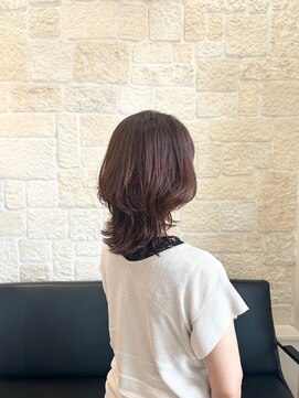 ヴァン カウンシル 川口店(VAN COUNCIL) 大人のレイヤーボブウルフ 白髪ぼかしハイライト/秋カラー#3