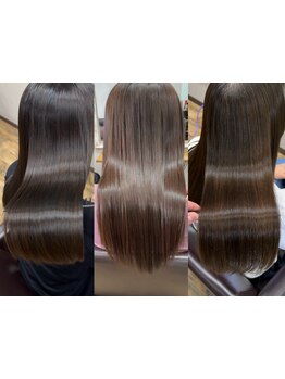 【五所川原エリア唯一・美髪矯正】ナチュラルなストレートヘアを実現♪髪の悩みを解消してくれる技術力。