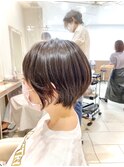 丸みショートボブ【Ash大泉学園　横山】