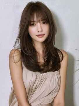 アルトリスト(Altruist Aging×HAIR&SPA) ◎ダークアッシュ大人ガーリーボブ着物ミディアムレイヤーカット