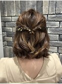 TOKIO ハーフアップ ヘアセット