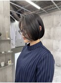 ボブ　グレージュ