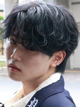 ステージ(STAGE) シャドウパーマ ダウンパーマ センターパート