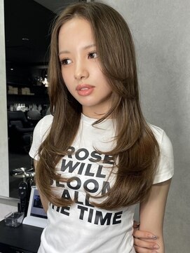 ゲームバイアランスミシー 心斎橋(GAME by Alan Smithee) ダークブロンド×海外レイヤー