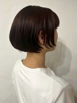 リコ 池袋東口店(Liko)&nbsp;ショートボブ ボブ チェリーブラウン 髪質改善トリートメント