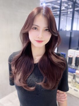 アイティーバイアルバム 下北沢店(IT by ALBUM) 顔周りレイヤーロング韓国ヘアおくれ毛_F30517