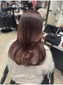 Mako ピンクベージュ 透明感 ブリーチなし 銀座