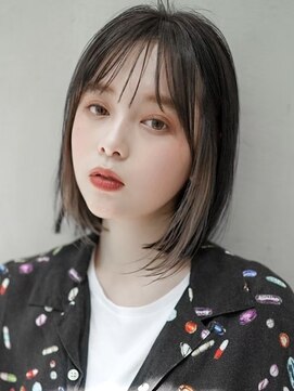 ギークス(GEEKS) 【GEEKS渋谷】伸ばしかけボブ/インナーカラー/冬ヘア/グレージュ