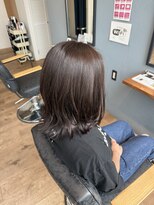 レアレア ヘアアンドライフ(LeaLea)&nbsp;黒髪カタログ/クラゲヘアー/オリーブグレー/伊丹