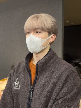 エン 栄店(enne) ココアベージュ/クラゲヘアー/メンズカット/小顔/黒髪/栄