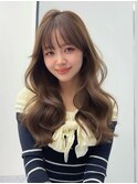 韓国/韓国ヘア/レイヤーカット/ココアブラウン/原宿/表参道