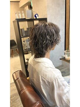 ロム(ROM) メンズパーマ×メッシュ