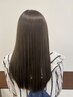 広がる髪に！ナチュラルストレート＋カット　￥12650→￥10120