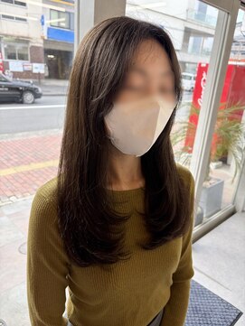 エマ 浦上駅前店(EMMA) レイヤー×白髪改善カラー