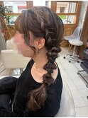 サイド編み下ろし♪