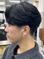 ナム 錦糸町(NAM)&nbsp;MEN’S/リバースセンターパート/ニュアンスパーマ/錦糸町