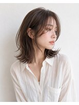 アルテ ヘア(Arte hair)&nbsp;透明感ブラウン×くびれミディ｜顔まわりレイヤー