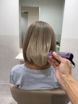 サロウィン 那覇店(SALOWIN) ミルクティーベージュ×ブリーチリタッチ