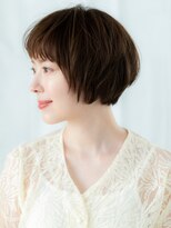 ドクターズ サロン ラブ(Dr's Salon LAB)&nbsp;モカブラウンツヤ髪ふわカールマッシュショートg古河30代40代